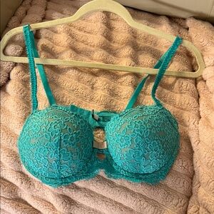Aerie Turquoise Lace Bra